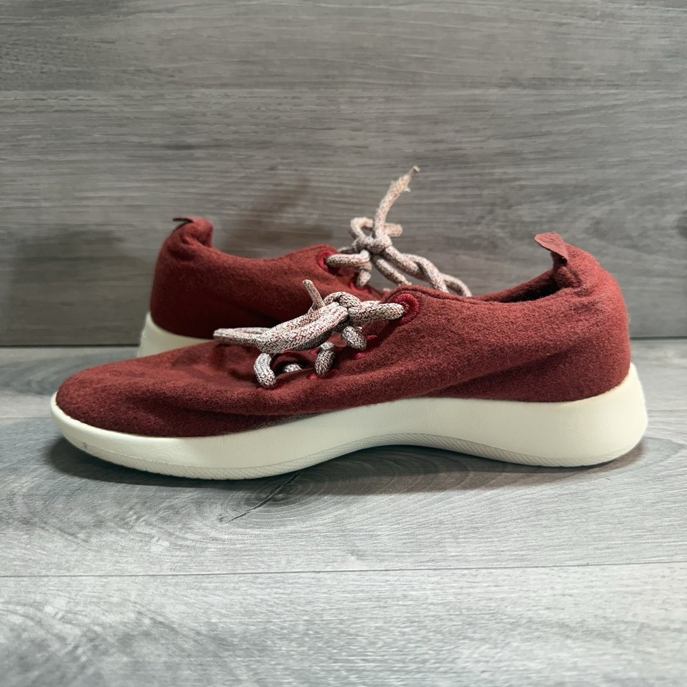 Allbirds Wool Runners Merino WR Athletic Running Shoes Red White Womens Size 6 - Picture 7 of 12